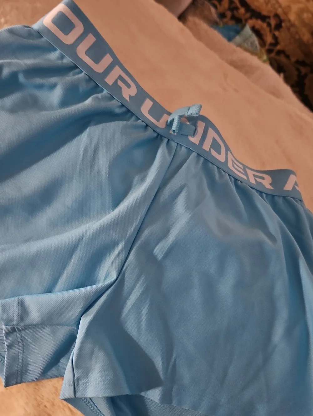 Under Armour Sky Blue Performance  Shorts